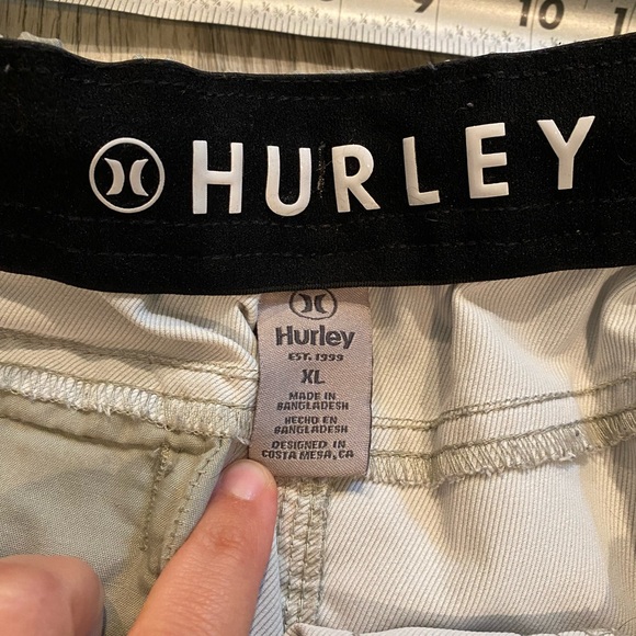 Hurley H2O-Dri Jogger Pants Boys XL Khaki Elastic Waist Nylon Poly - Picture 6 of 6